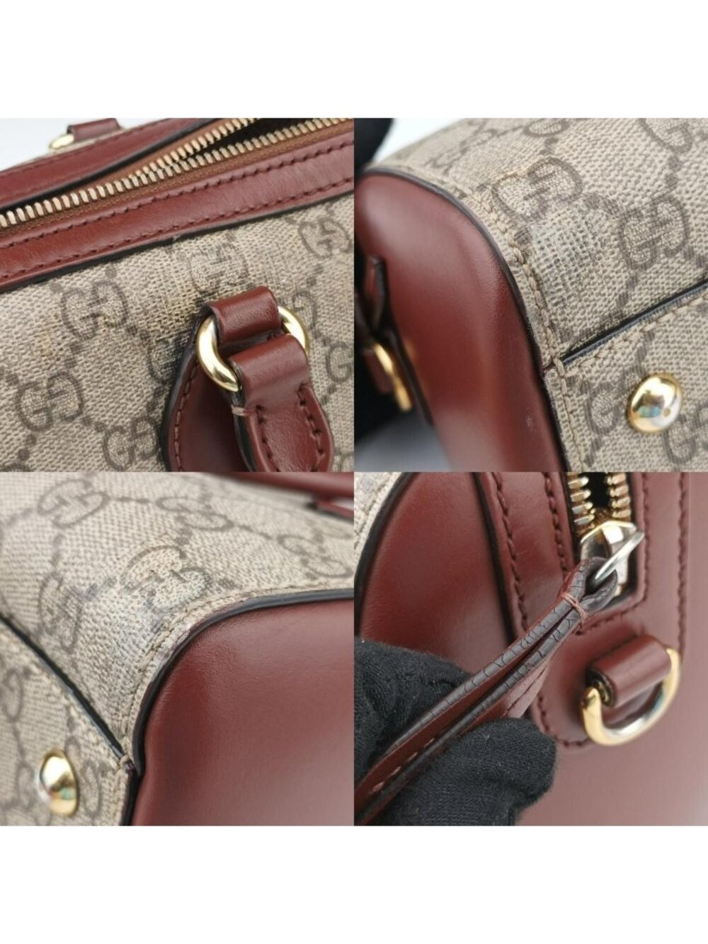 Gucci GG Supreme Beige Brown Leather - Picture 16 of 16